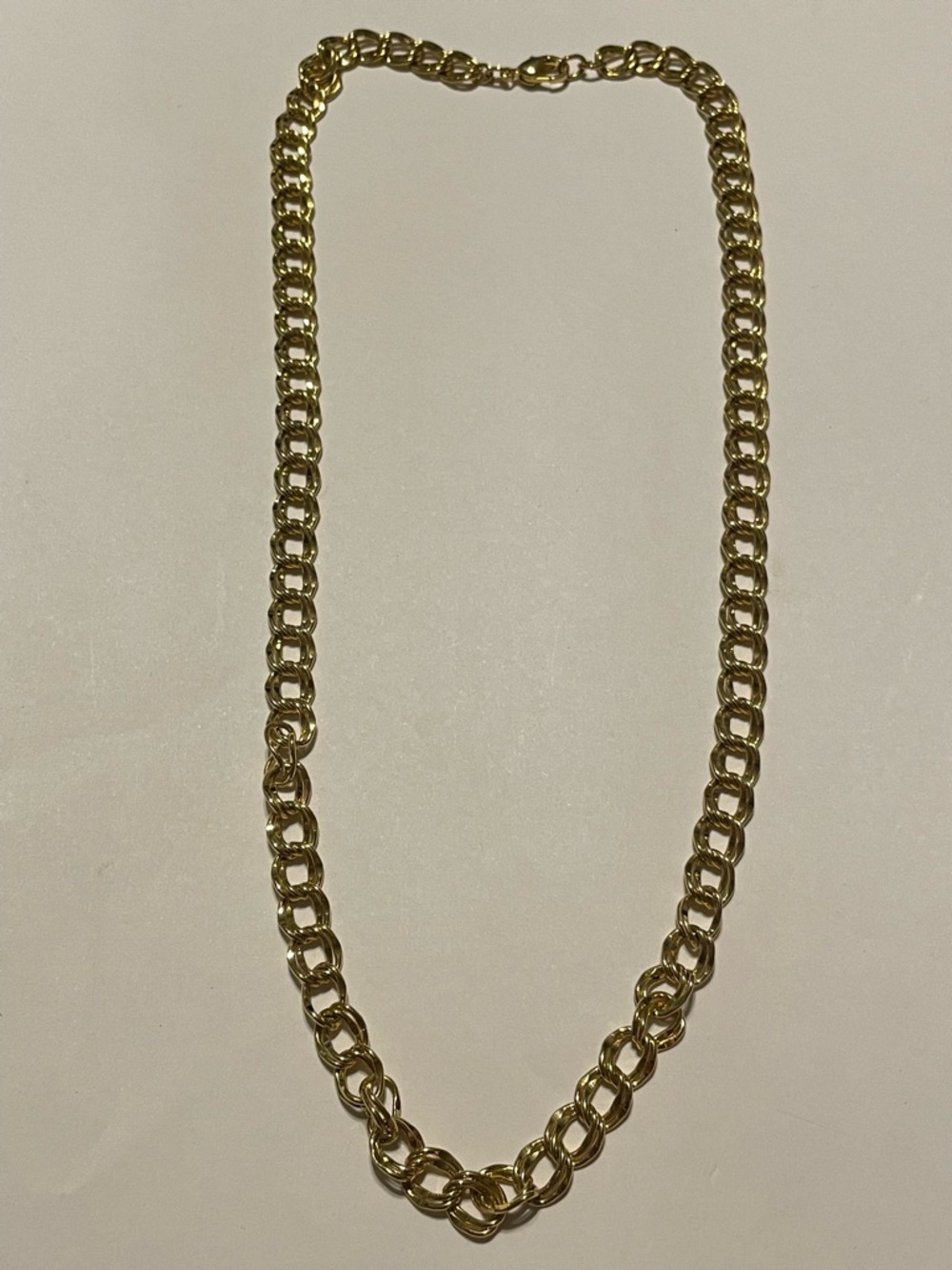 Gold Tone Chain Necklace #9103
